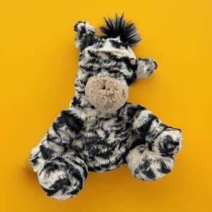 JELLYCAT MEDIUM BASHFUL ZEBRA  10 INCH